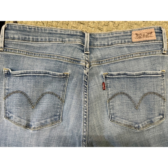 Women's Levi's Cropped Ankle Jeans Size 10 Blue Denim - Picture 7 of 10